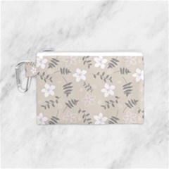 Flower  Canvas Cosmetic Bag (small) by SychEva