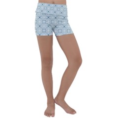 Tulip  Flower  Kids  Lightweight Velour Yoga Shorts by SychEva