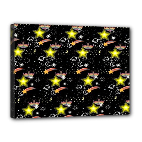 Sparkle Stars Canvas 16  X 12  (stretched) by Sparkle