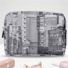 Aerial View Montevideo Uruguay Make Up Pouch (medium) by dflcprintsclothing