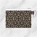 Modern Geometric Ornate Pattern Canvas Cosmetic Bag (Medium) View2