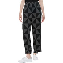 Abstraittrianglesnoir Women s Pants  by kcreatif