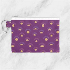 Geometric Figures Canvas Cosmetic Bag (medium) by SychEva