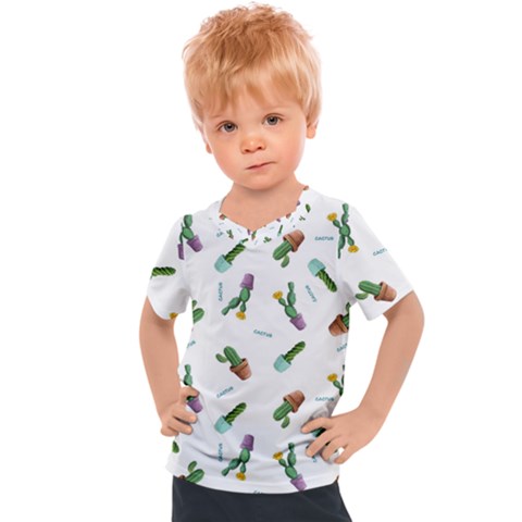 Cacti In Pots Kids  Sports Tee by SychEva