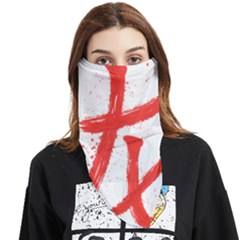 Dragon Hieroglyph Face Covering Bandana (triangle) by goljakoff