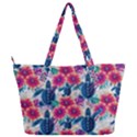 Tropical Flowers Turtles CBDOilPrincess 9a8efa63-1b6b-4226-a85c-858859e581d8 Full Print Shoulder Bag View2