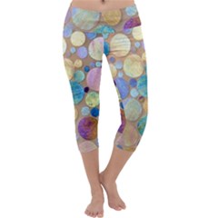 Tiles Cbdoilprincess Eb49aa06-f1b9-412e-836d-30c28dd8f7d9 Capri Yoga Leggings by CBDOilPrincess1