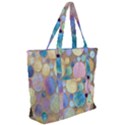 Tiles CBDOilPrincess Eb49aa06-f1b9-412e-836d-30c28dd8f7d9 Zip Up Canvas Bag View2