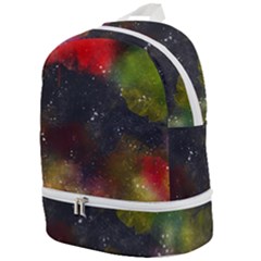 Abstract Paint Drops Zip Bottom Backpack by goljakoff