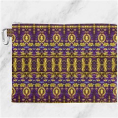 Fancy Ornate Pattern Mosaic Print Canvas Cosmetic Bag (xxxl) by dflcprintsclothing