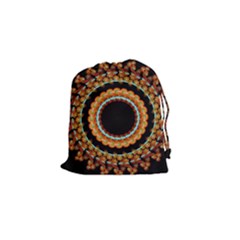 Mandala - 0009 - A Fast 24 Drawstring Pouch (small) by WetdryvacsLair