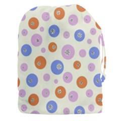 Multicolored Circles Drawstring Pouch (3xl) by SychEva
