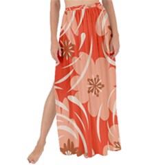 Folk Floral Pattern  Abstract Flowers Print  Seamless Pattern Maxi Chiffon Tie-up Sarong by Eskimos