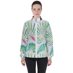  Palm Trees By Traci K Women s High Neck Windbreaker by tracikcollection