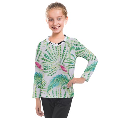  Palm Trees By Traci K Kids  Long Mesh Tee by tracikcollection
