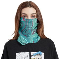 Vector Vivid Marble Pattern 2 Face Covering Bandana (two Sides) by goljakoff