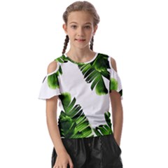 Banana Leaves Kids  Butterfly Cutout Tee by goljakoff