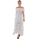 Rain  Off Shoulder Open Front Chiffon Dress View1