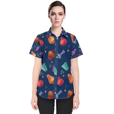 05141f08-637d-48fd-b985-cd72ed8157f3 Women s Short Sleeve Shirt by SychEva
