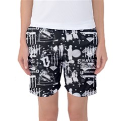 Skater-underground2 Women s Basketball Shorts by PollyParadise