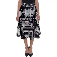 Skater-underground2 Perfect Length Midi Skirt by PollyParadise