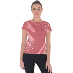 Terracota  Short Sleeve Sports Top  by Sobalvarro