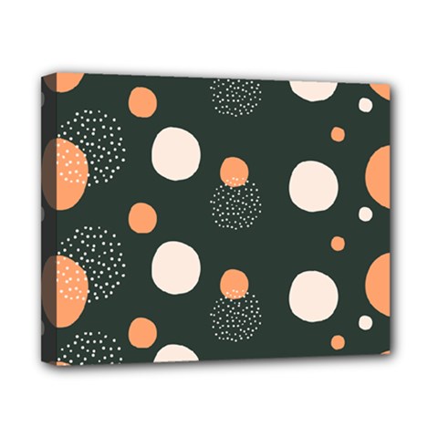 Black Peach White  Canvas 10  X 8  (stretched) by Sobalvarro