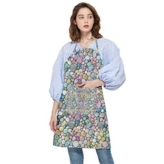 Multicolored Watercolor Stones Pocket Apron by SychEva