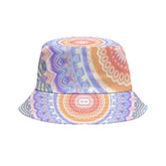 Pretty Pastel Boho Hippie Mandala Inside Out Bucket Hat by CrypticFragmentsDesign
