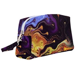 Nebula Starry Night Skies Abstract Art Wristlet Pouch Bag (large) by CrypticFragmentsDesign