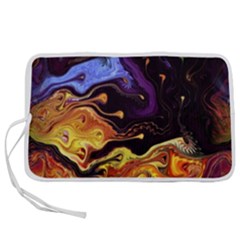Nebula Starry Night Skies Abstract Art Pen Storage Case (l) by CrypticFragmentsDesign