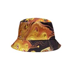 Nebula Starry Night Skies Abstract Art Bucket Hat (kids) by CrypticFragmentsDesign
