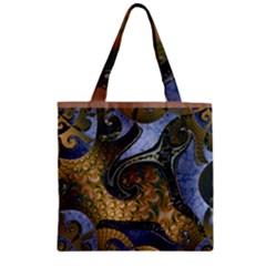 Sea Of Wonder Zipper Grocery Tote Bag by LW41021