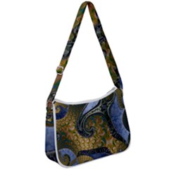 Sea Of Wonder Zip Up Shoulder Bag by LW41021