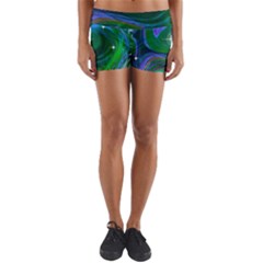 Night Sky Yoga Shorts by LW41021