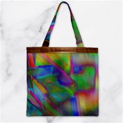 Prisma Colors Zipper Grocery Tote Bag by LW41021