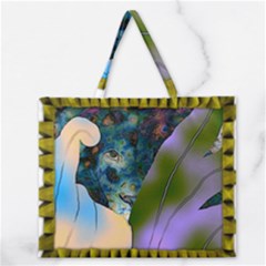 Jungle Lion Zipper Large Tote Bag by LW41021