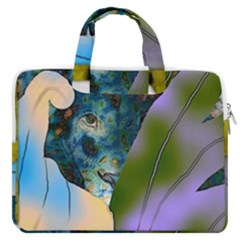Jungle Lion Macbook Pro Double Pocket Laptop Bag by LW41021