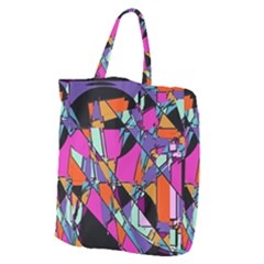 Abstract Giant Grocery Tote by LW41021