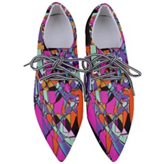 Abstract Pointed Oxford Shoes by LW41021