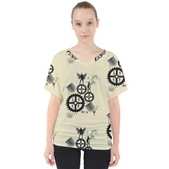 Angels V-neck Dolman Drape Top by PollyParadise