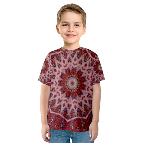 Redyarn Kids  Sport Mesh Tee by LW323