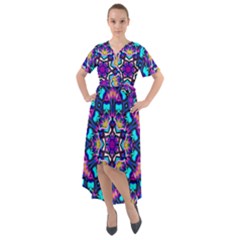 Lovely Dream Front Wrap High Low Dress by LW323