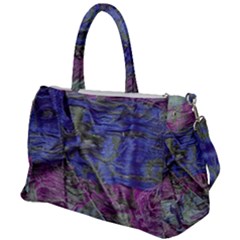 Warp And Weft Duffel Travel Bag by kaleidomarblingart