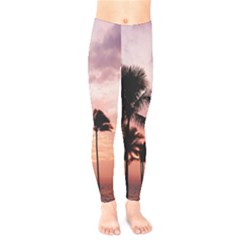 Palm Trees Kids  Leggings by LW323