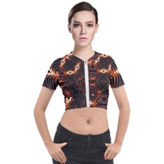Fun In The Sun Short Sleeve Cropped Jacket by LW323