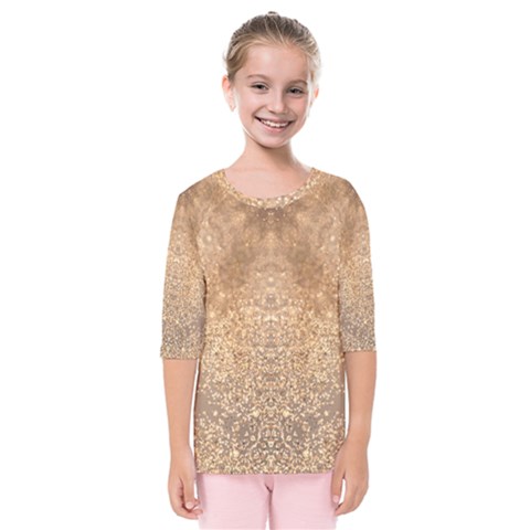 Sparkle Kids  Quarter Sleeve Raglan Tee by LW323