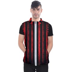 Red Lines Men s Puffer Vest by goljakoff