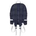 Stars on black ink Zip Bottom Backpack View3