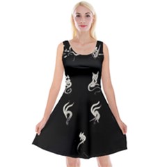 Katzen Cats Katzen Cats Reversible Velvet Sleeveless Dress by WetdryvacsLair